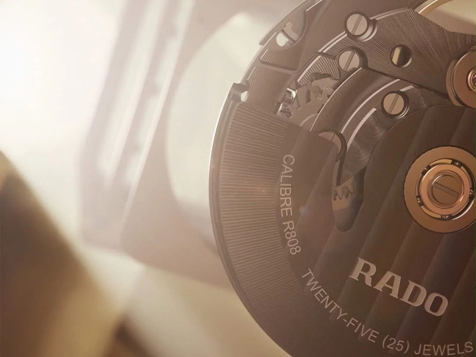 Rado-horloge van dichtbij
